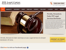 Tablet Screenshot of pmpflegal.com